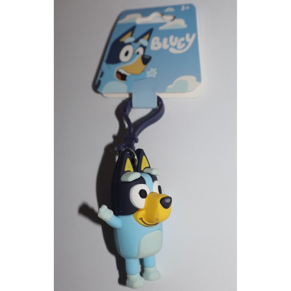 Bluey Bingo Plush Clip On Coin Purse & Straw Topper Set 4pc NWT - Picture 12 of 15